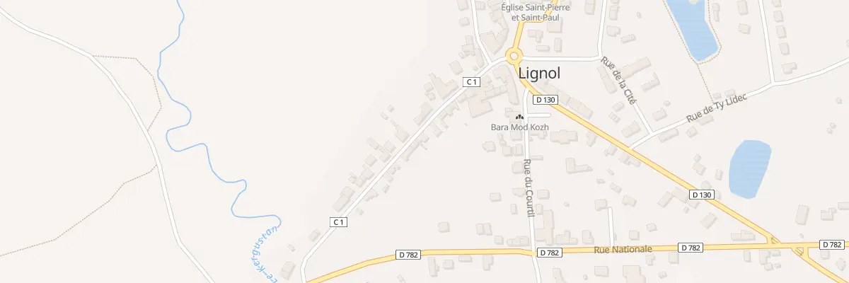 Plan du 16 Rue de la Mairie à Lignol