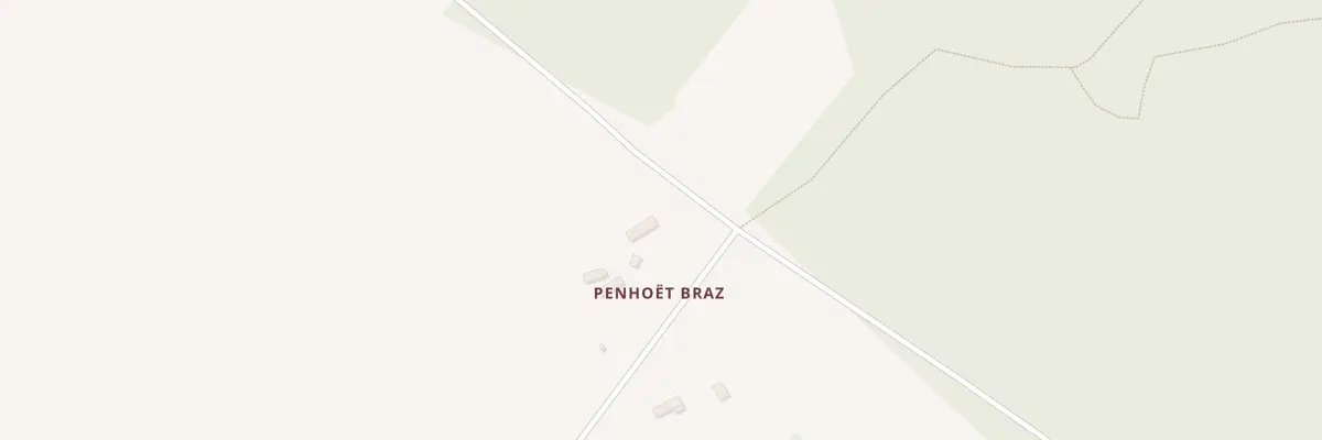 Plan du 2 Penhoet Bras à Ploërdut