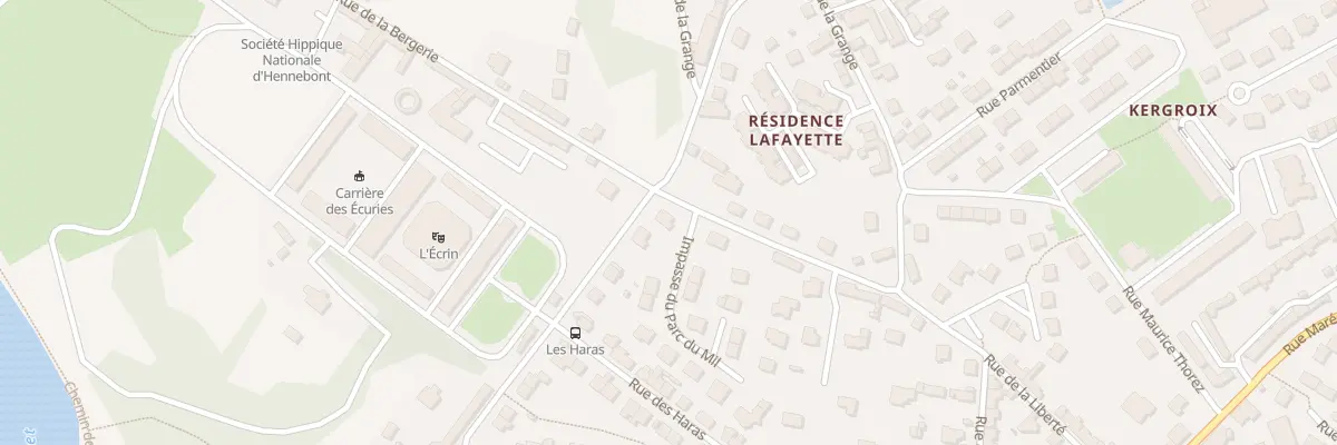 Plan du 33 Rue de la Liberté à Hennebont