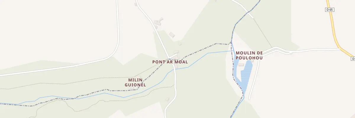 Plan du 20 Pont ar Moal à Mantallot