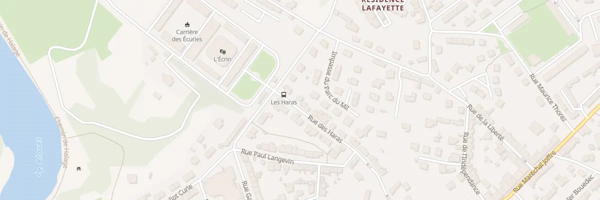 Plan du 40 Rue des Haras à Hennebont