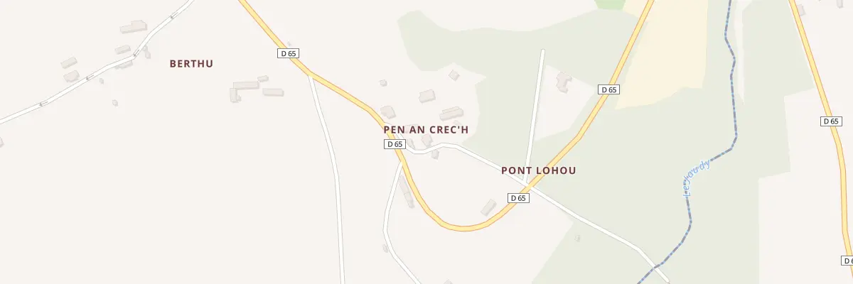 Plan du 15 Pen An Crech à Mantallot