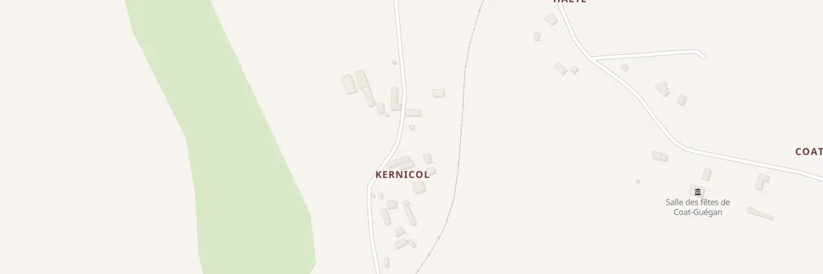 Plan du 7 Kernicol à Pont-Melvez