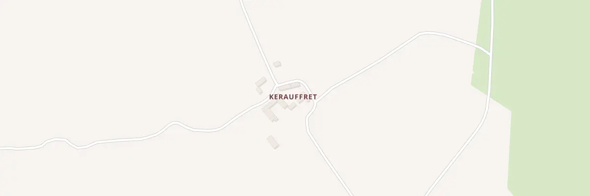 Plan du 1 Kerauffret à Maël-Pestivien