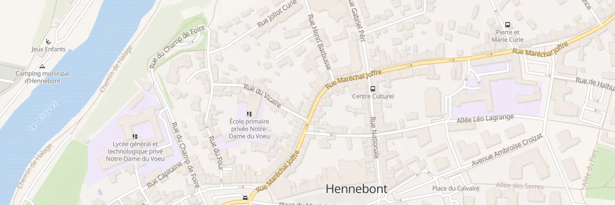 Plan du 49 Rue Mal Joffre à Hennebont