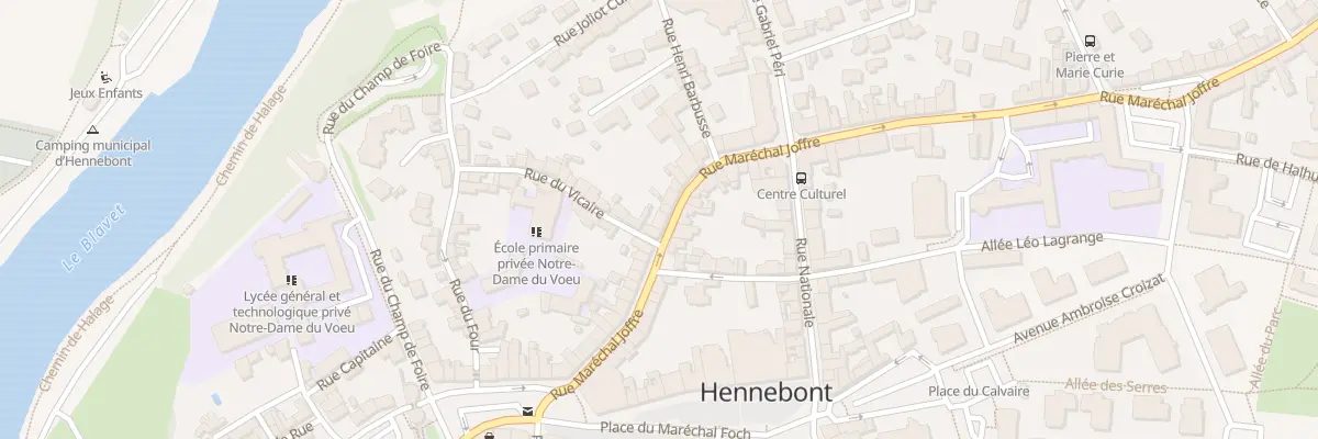 Plan du 47 Rue Mal Joffre à Hennebont