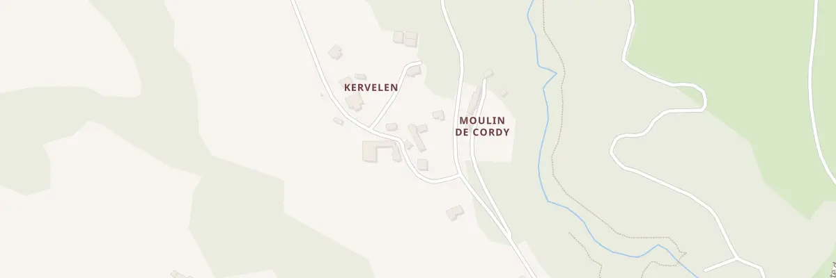 Plan du 6 Kervelen à Plouguernével