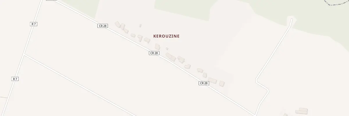 Plan du 38 Kerouzine à Plouhinec