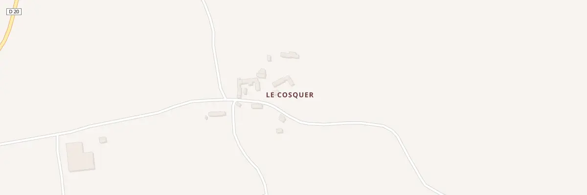 Plan du 14 Le Cosquer à Gurunhuel