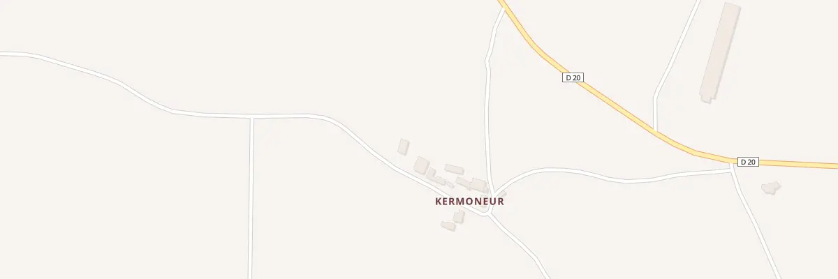 Plan du 2 Kermoneur à Gurunhuel