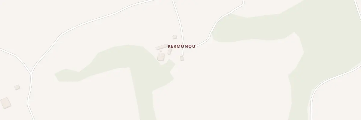 Plan du 1 Kermonou à Peumerit-Quintin