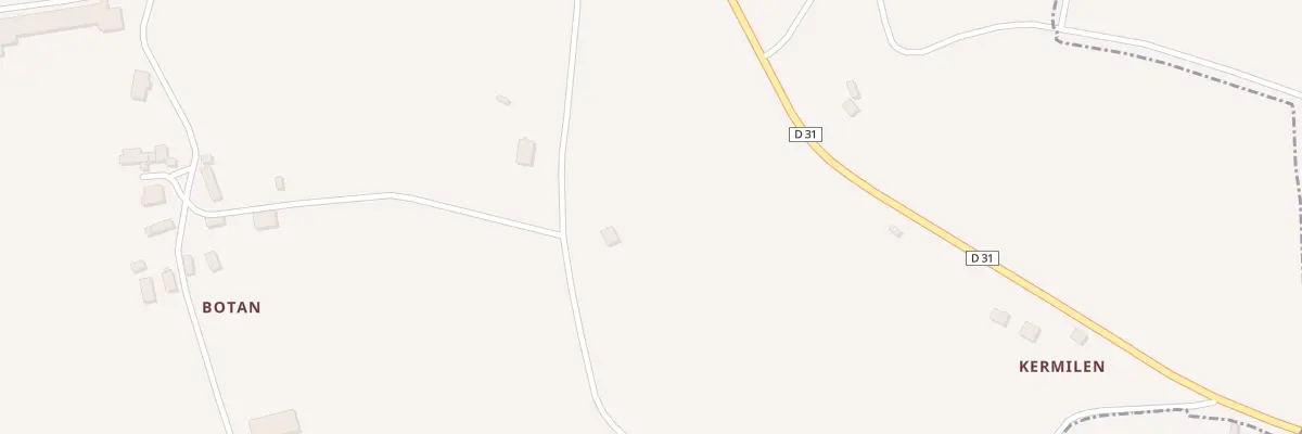 Plan du 5295A Botan à Rostrenen