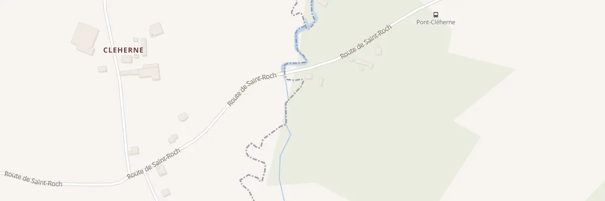 Plan du 5295 Pont Cleherne à Calan