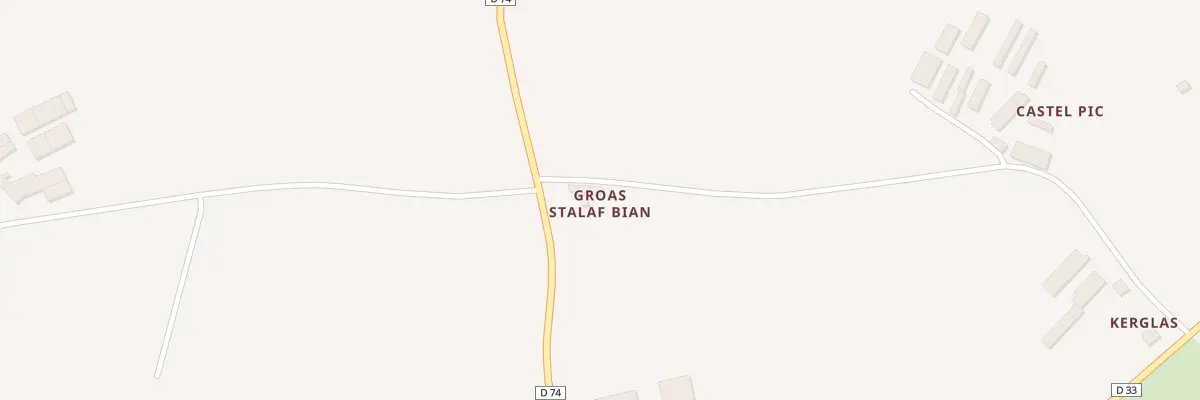 Plan du 5098 Croas Stalag Vian à Langoat