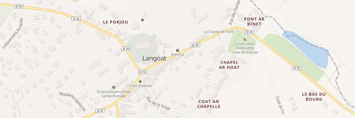 Plan du 6 Rue des Étangs à Langoat