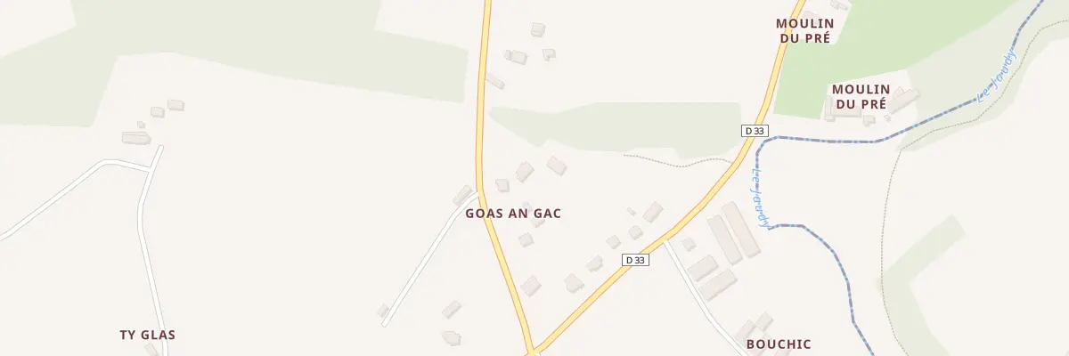 Plan du 5T Goas an Gac à Langoat