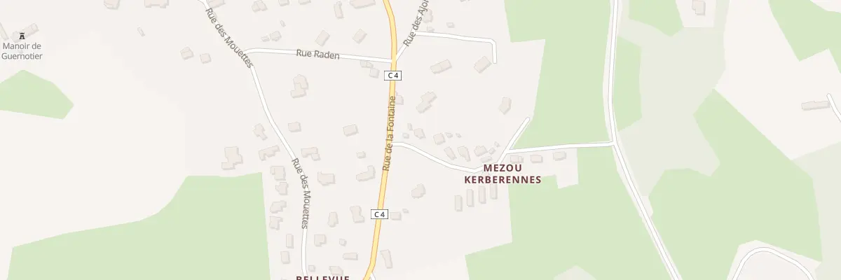 Plan du 1 Imp Bellevue à Penvénan