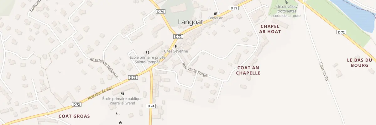 Plan du 5 Rue de la Forge à Langoat
