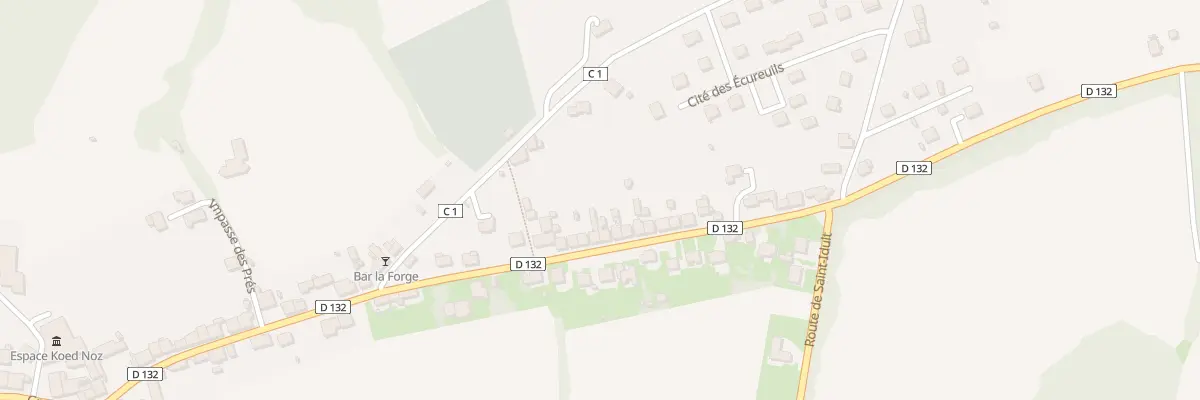 Plan du 21 Rue de la Bellevue à Ploërdut
