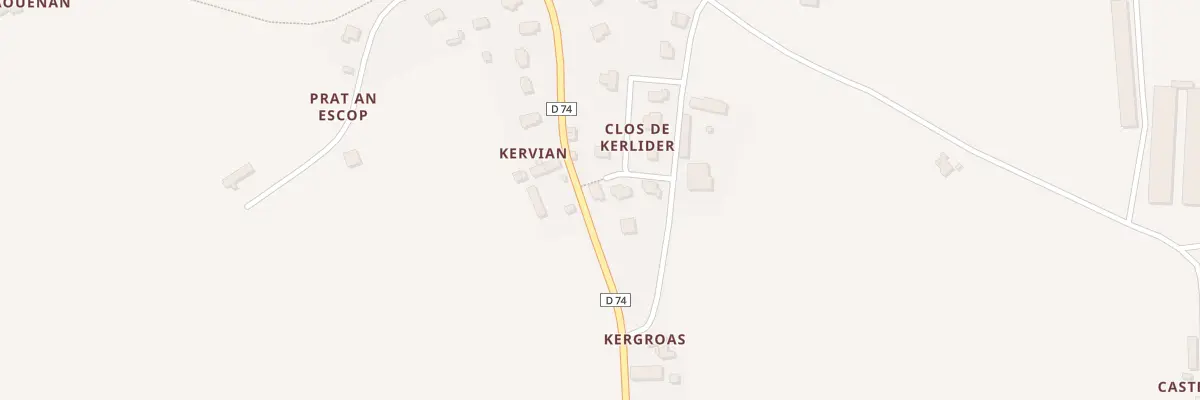 Plan du 12 Rue Clos de Kerlider à Langoat