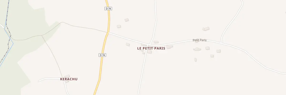 Plan du 3 Petit Paris à Plouguiel