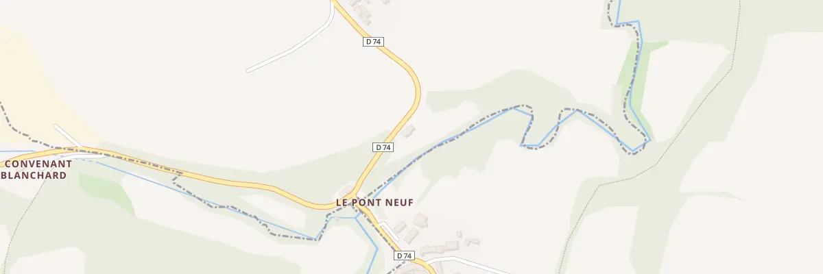 Plan du 6 Pont Neuf à Plouguiel
