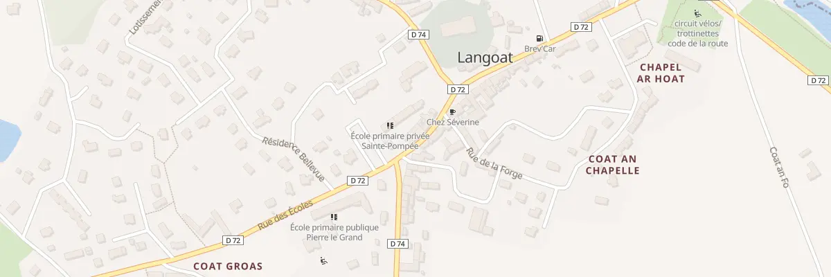 Plan du 5406 Le Bourg à Langoat