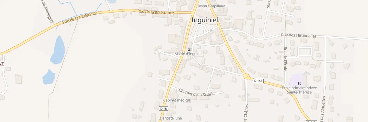 Plan du 5 Rue Louis le Moenic à Inguiniel