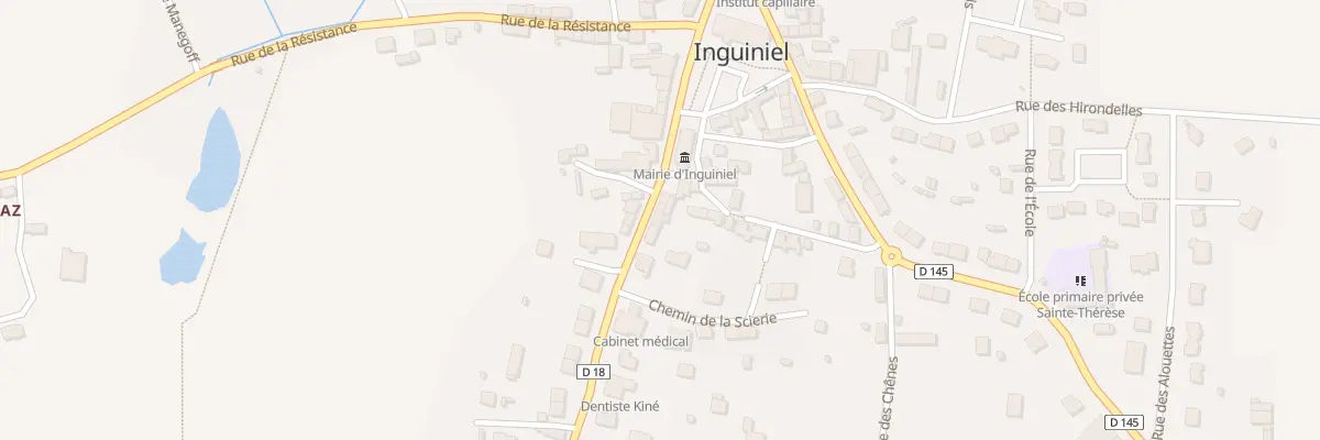 Plan du 9 Rue Louis le Moenic à Inguiniel