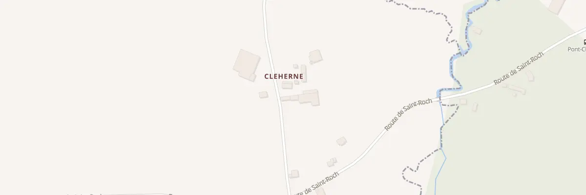 Plan du 5036 Cleherne à Calan