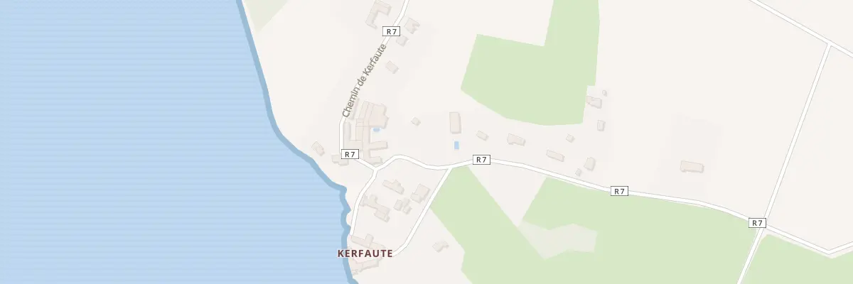 Plan du 14 Kerfaute à Plouhinec