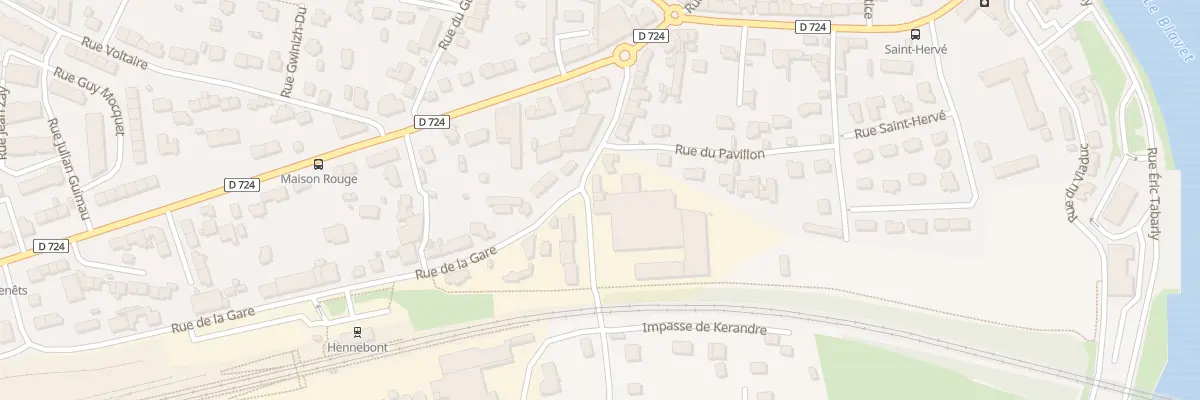 Plan du 11B Rue de la Gare à Hennebont