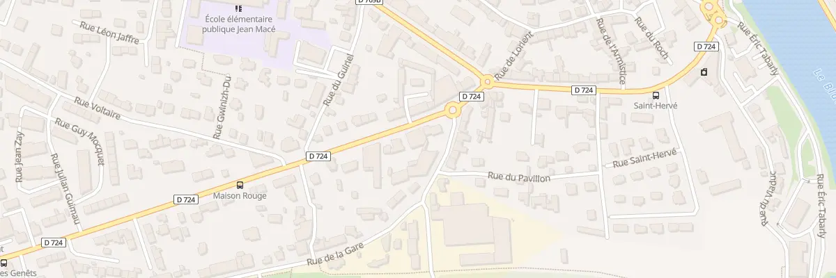 Plan du 5 Av de la République à Hennebont