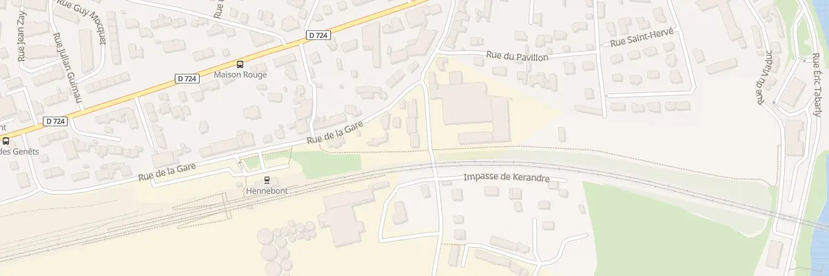 Plan du 6 Rue de Kerandré à Hennebont