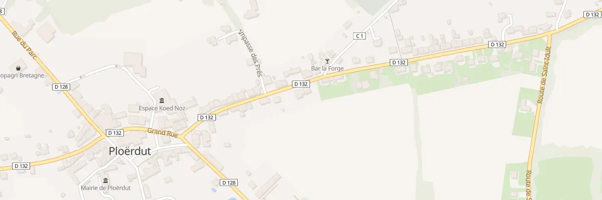 Plan du 36 Grand Rue à Ploërdut