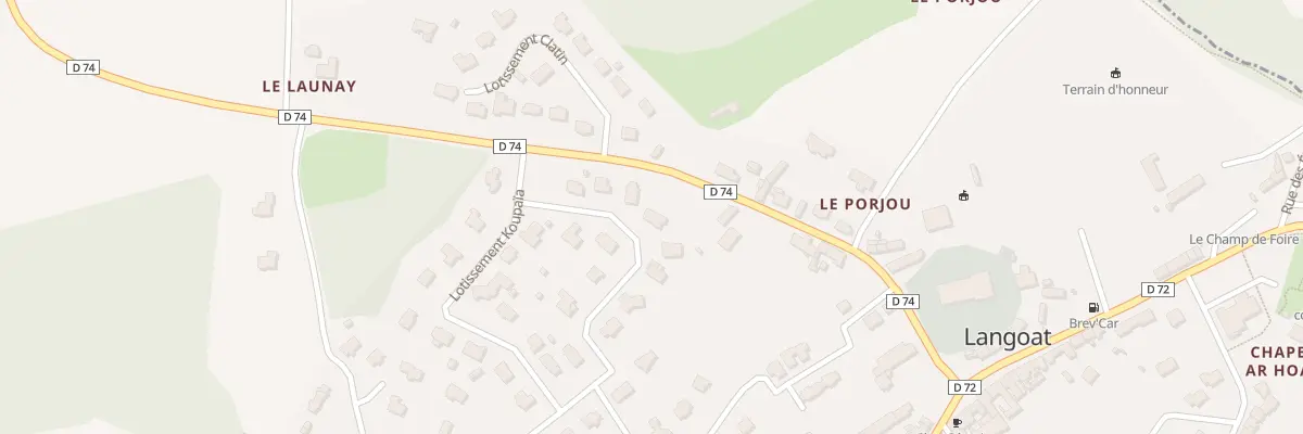 Plan du 38 Lot Koupaïa à Langoat