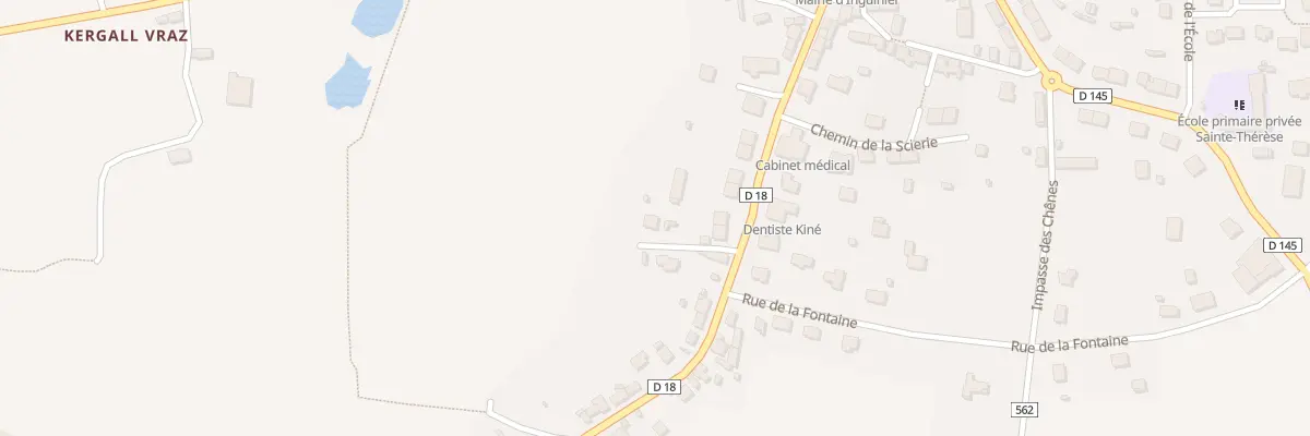 Plan du 32 Rue Louis le Moenic à Inguiniel