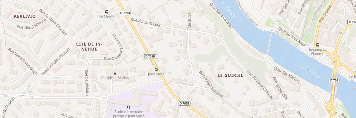 Plan du 13 Rue du Sel à Hennebont