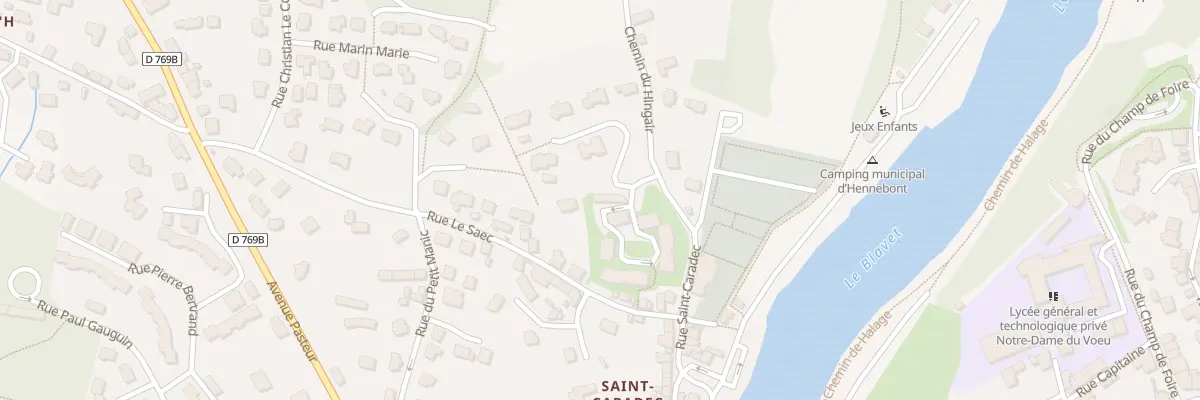Plan du 7 Res Saint-Caradec à Hennebont