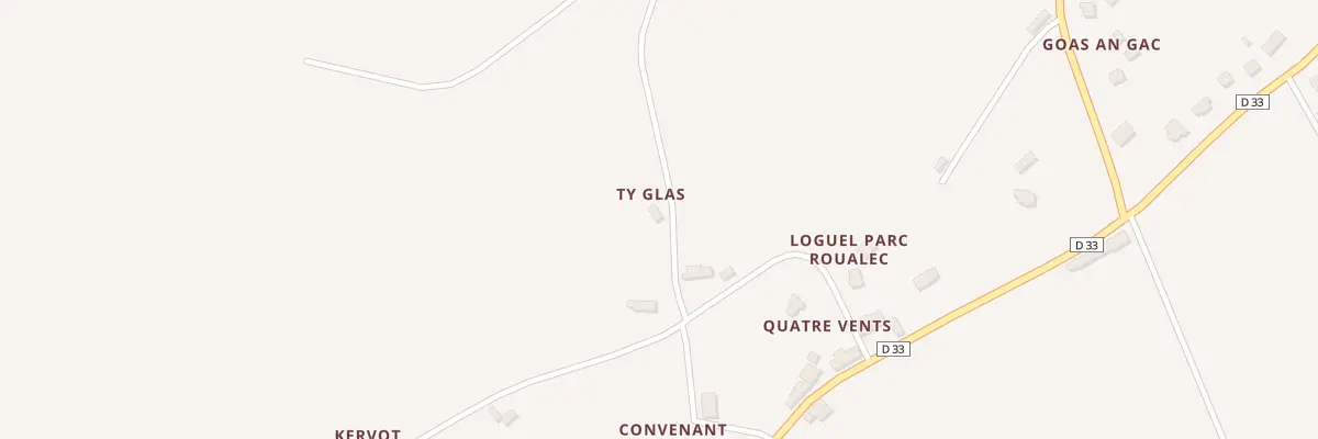 Plan du 5144 Convenant Tano à Langoat