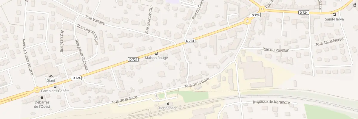 Plan du 4 Rle de la Gare à Hennebont