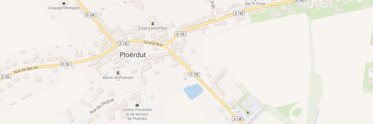 Plan du 7 Rue de la Belle Fontaine à Ploërdut