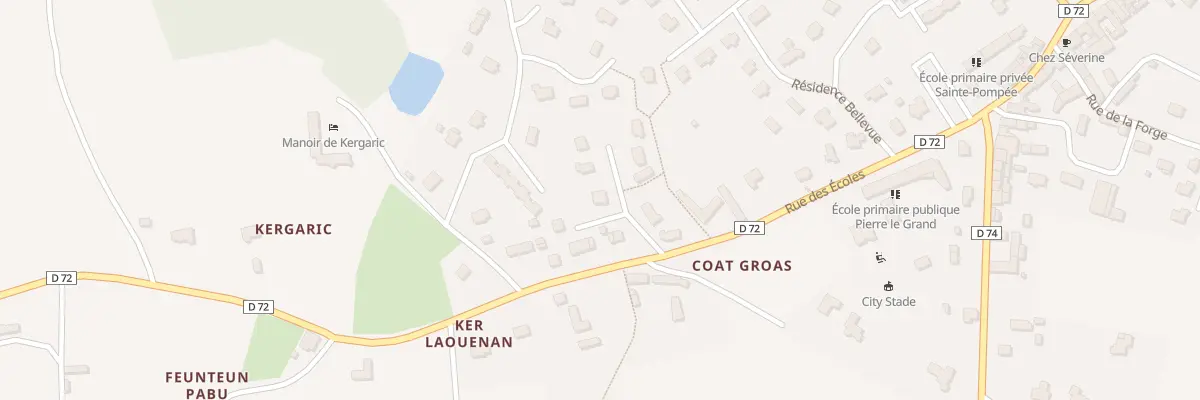 Plan du 5269E Coat Croas à Langoat