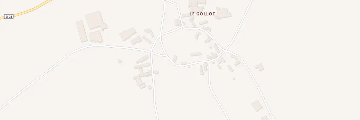 Plan du 6 Le Gollot à Pont-Melvez