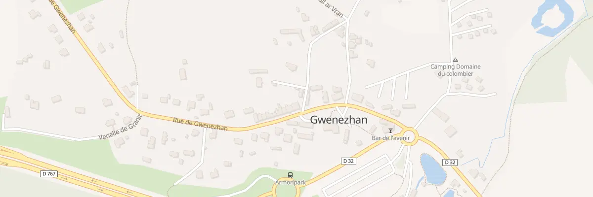 Plan du 55 Rue de Gwenezhan à Bégard
