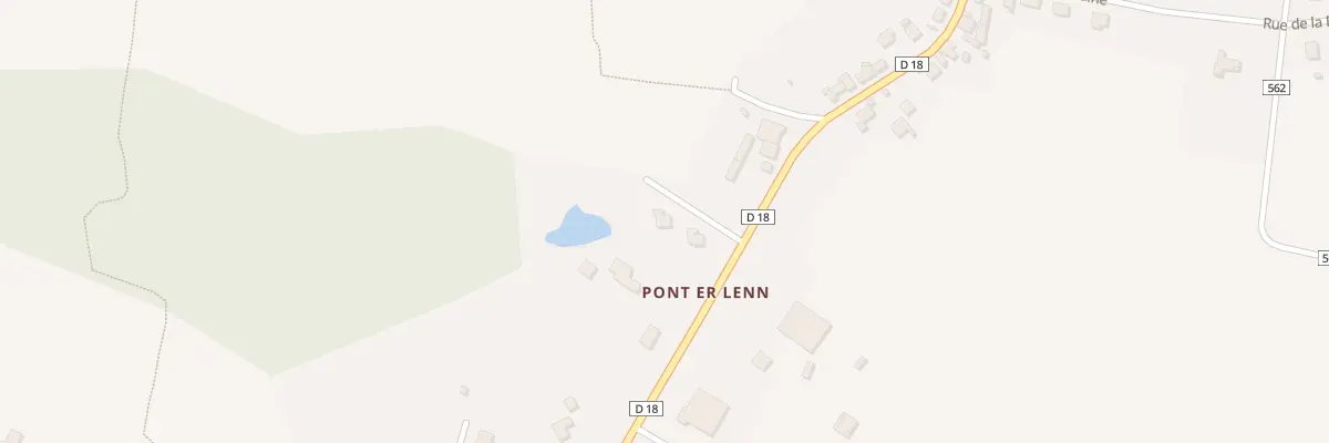 Plan du 9001 Prat Pont Er Len à Inguiniel