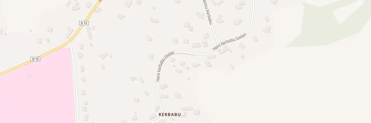 Plan du 16 Hent Kerbabu Izelan à Bégard