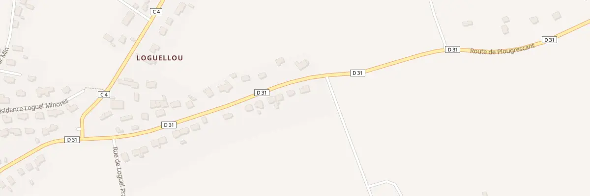 Plan du 32 Rue de Loguellou à Penvénan