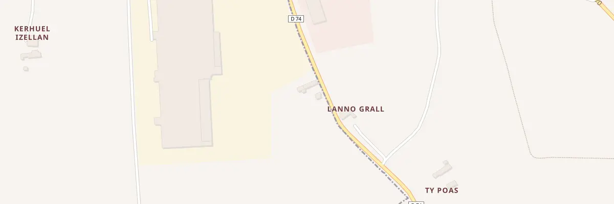 Plan du 5087 Lannograll à Camlez
