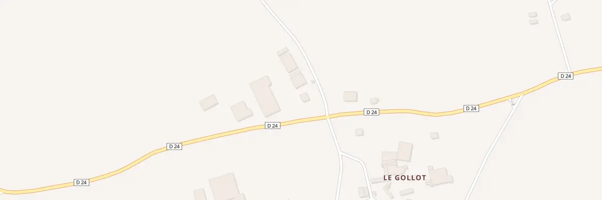 Plan du 1 Le Gollot à Pont-Melvez